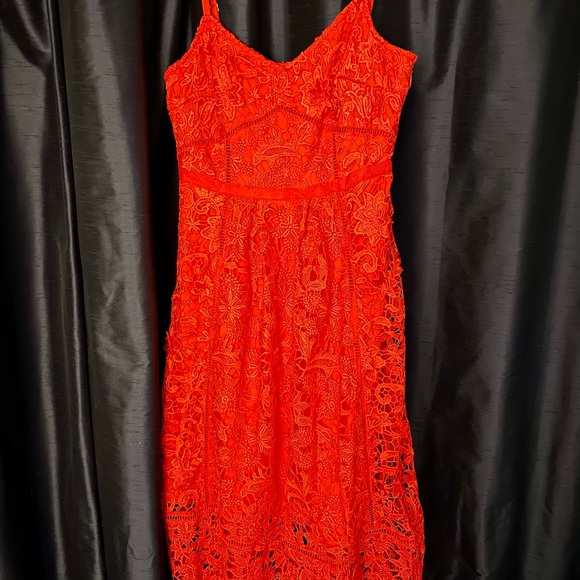 NWOT Ted Baker Valens mixed lace midi dress, Ted size 3 (regular 8) - Picture 4 of 12